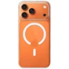 1 Crystal Clear Anti Yellow Mag Safe Back Cover for Apple iPhone 17 Pro Max