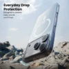 3 Crystal Clear Anti Yellow Mag Safe Back Cover for Apple iPhone 17 Pro Max